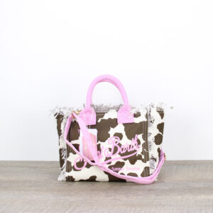 Borsa Colette in canvas muccata