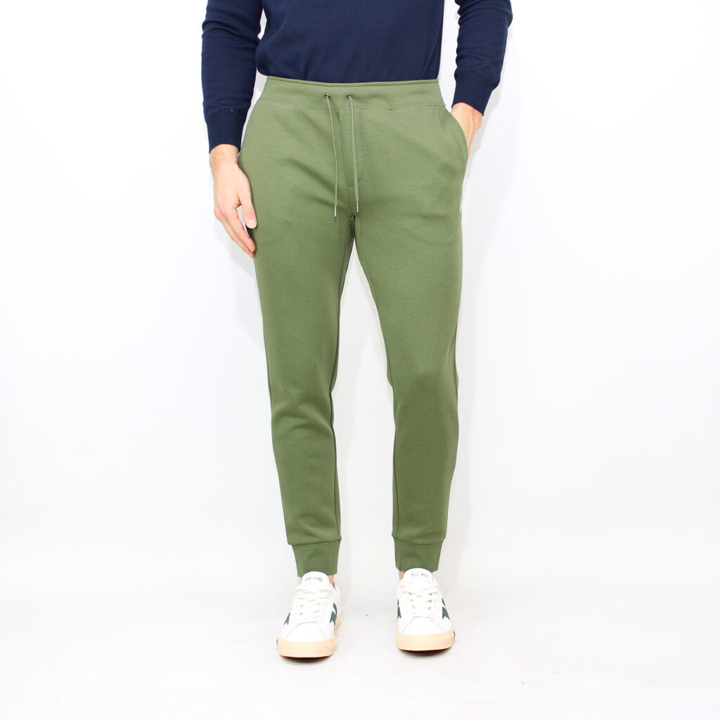 Pantajogger in double knit tech supply olive