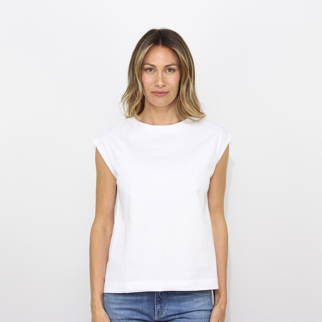 T-shirt Isobelle jersey bianca