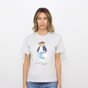 T-shirt polo bear light smoke heather