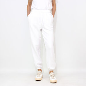 Pantajogger in felpa leggera bianco