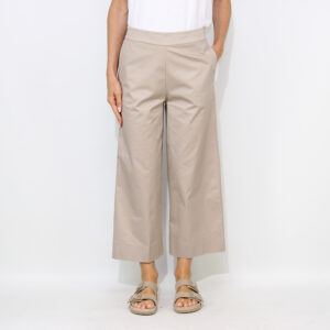 Pantalone garçonne vita mezzo elastico corda