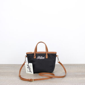 Borsa City mini in nylon nera