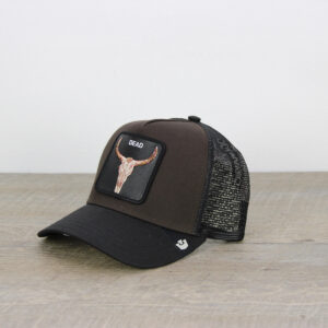 Cappello dead skull marrone
