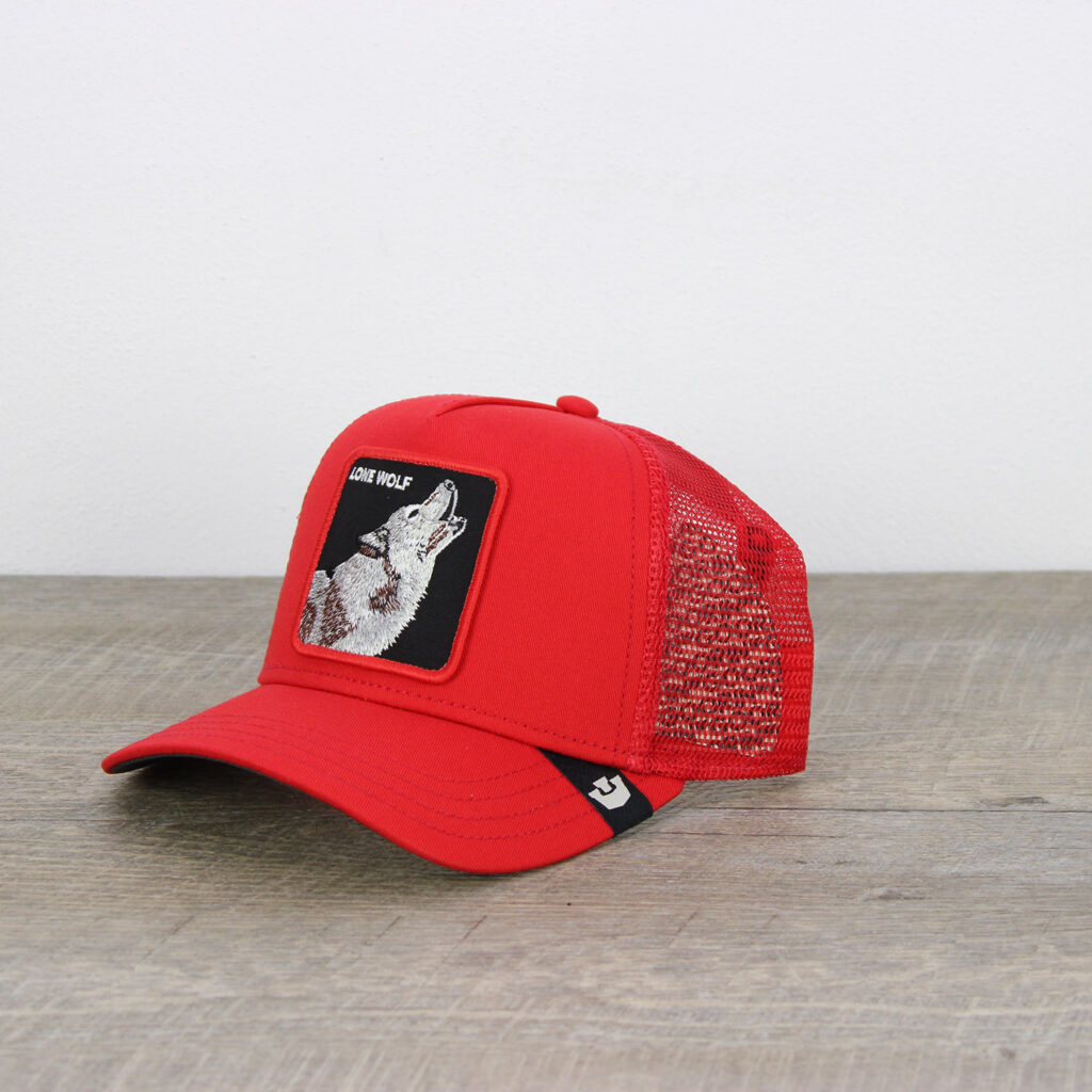 Cappello Lone wolf rosso