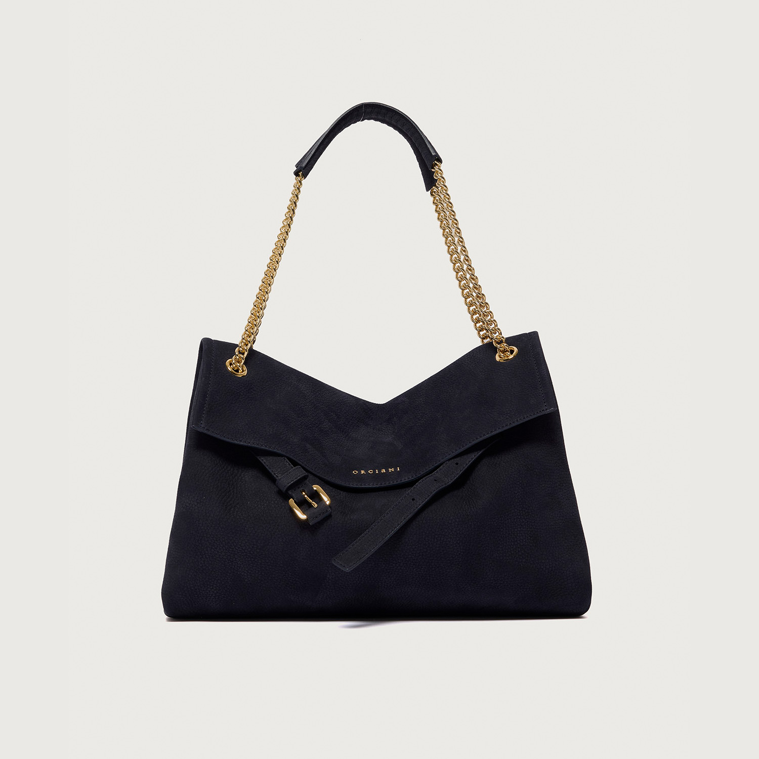 Borsa Venus Nabucco midi in pelle nabuk notte