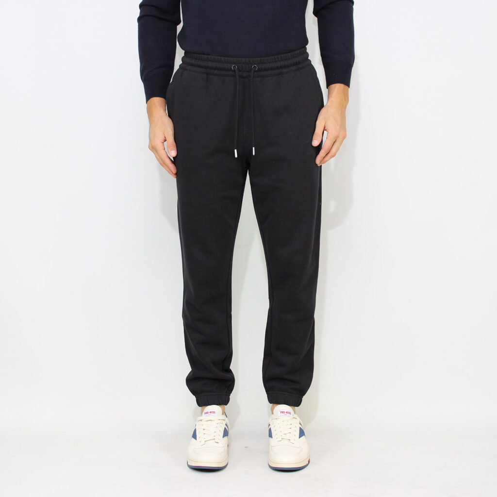 Pantaloni jogging in felpa nero