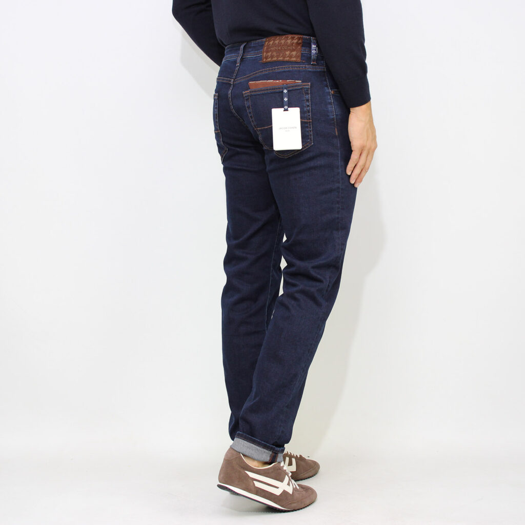 Jeans Nick Slim stretch blu scuro salpa ruggine