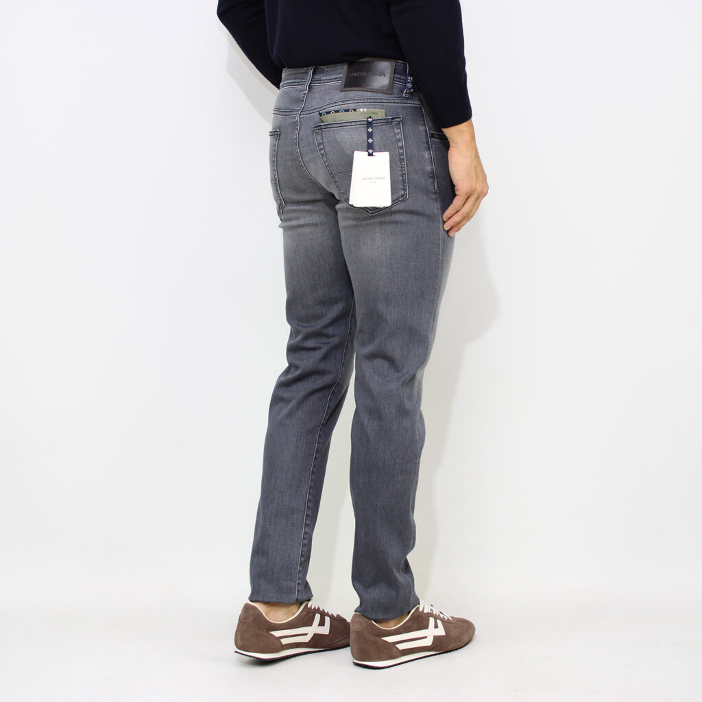 Jeans Nick Slim super stretch grigio salpa grigio scuro