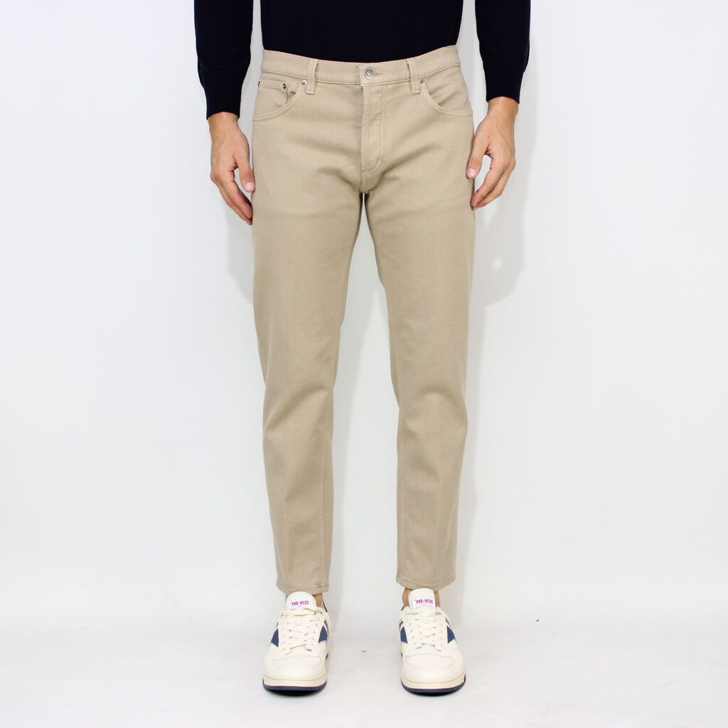 Jeans Brighton carrot in bull stretch beige
