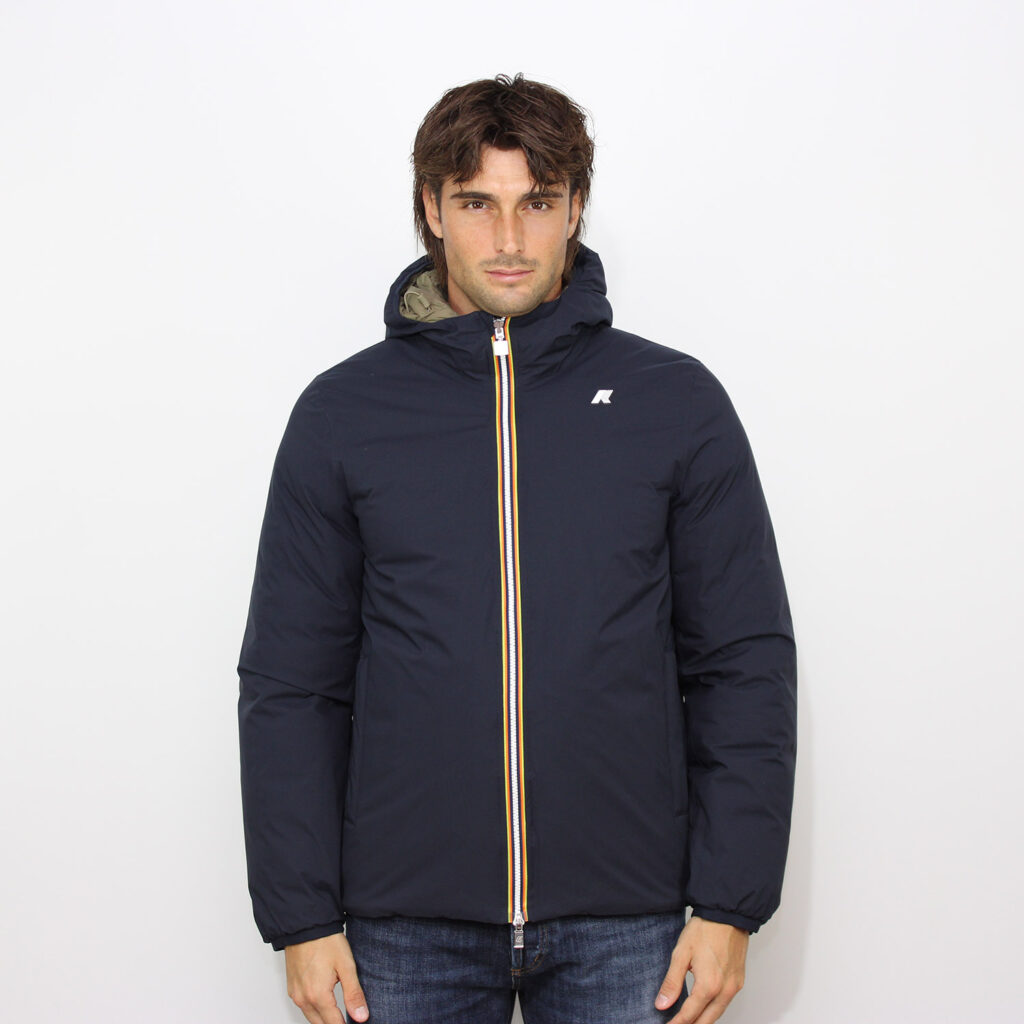 Piumino Jack st thermo double blue depth - green army