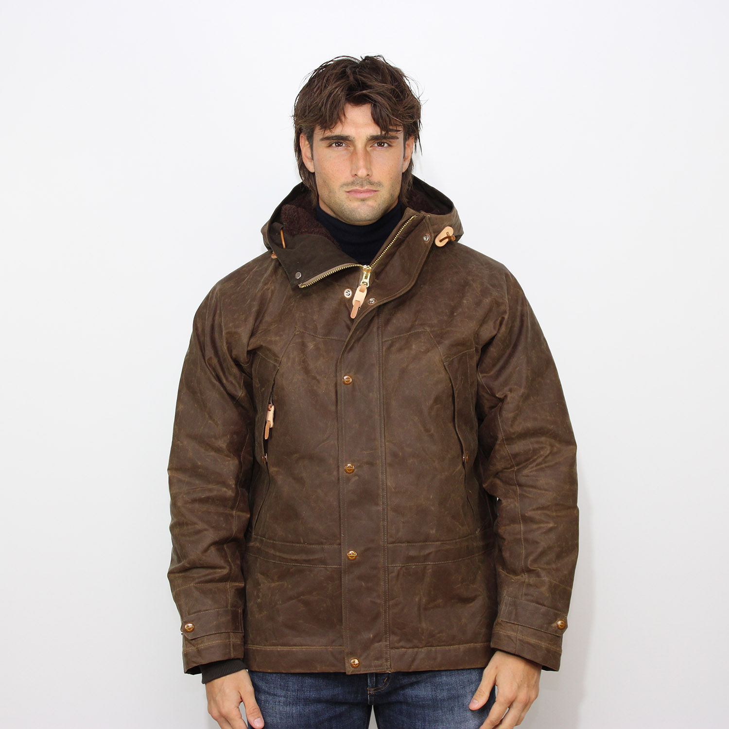 Mountain jacket wax dark tan