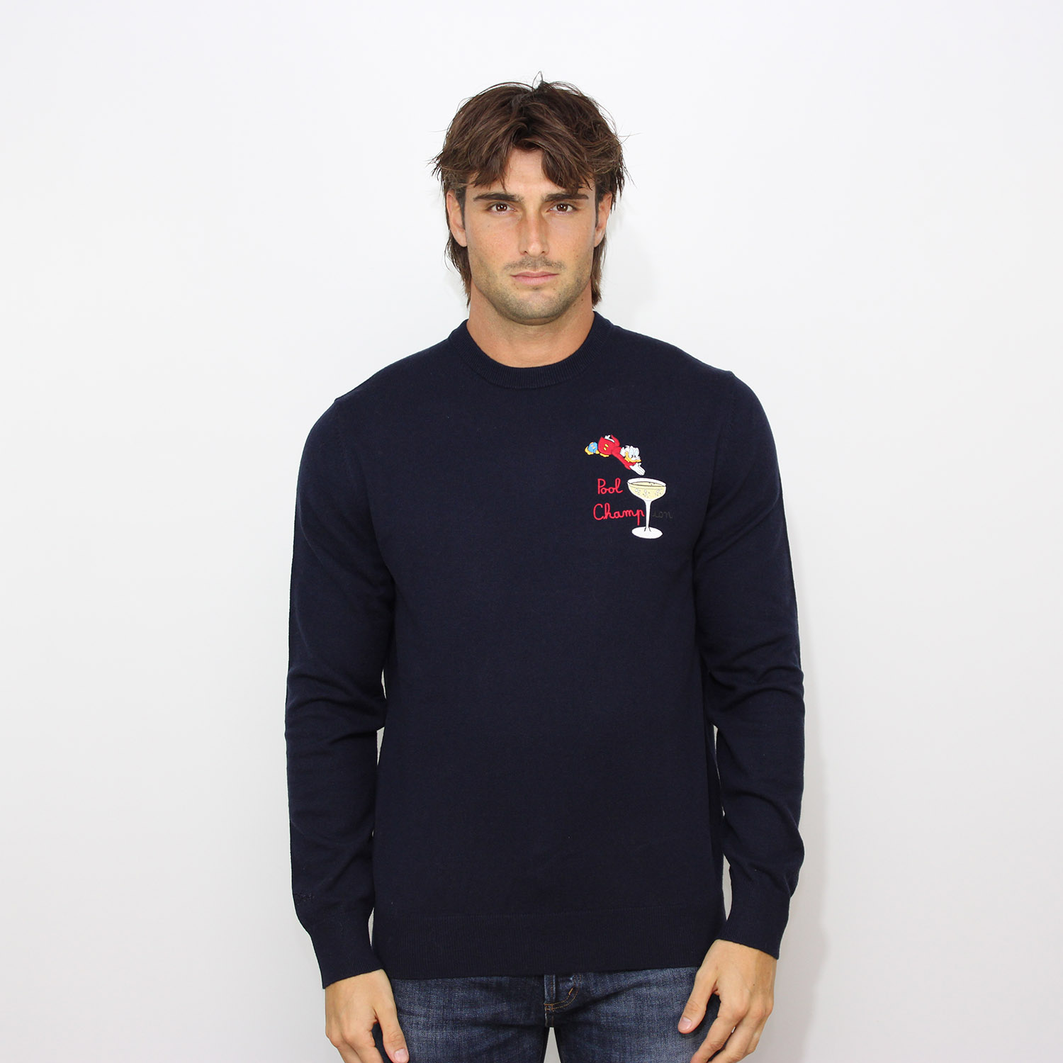 Maglia ricamata Scrooge Champion blu