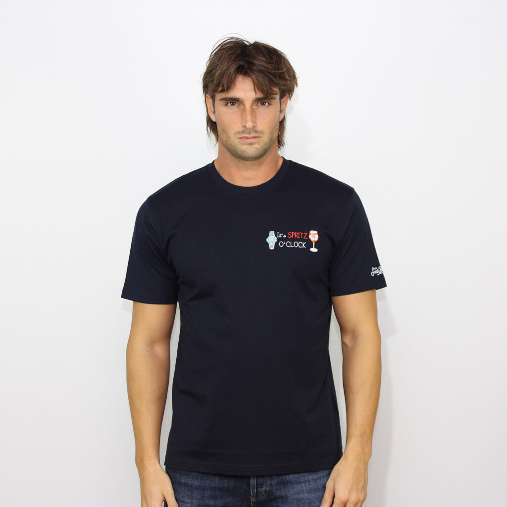 T-shirt Spritz clock blu