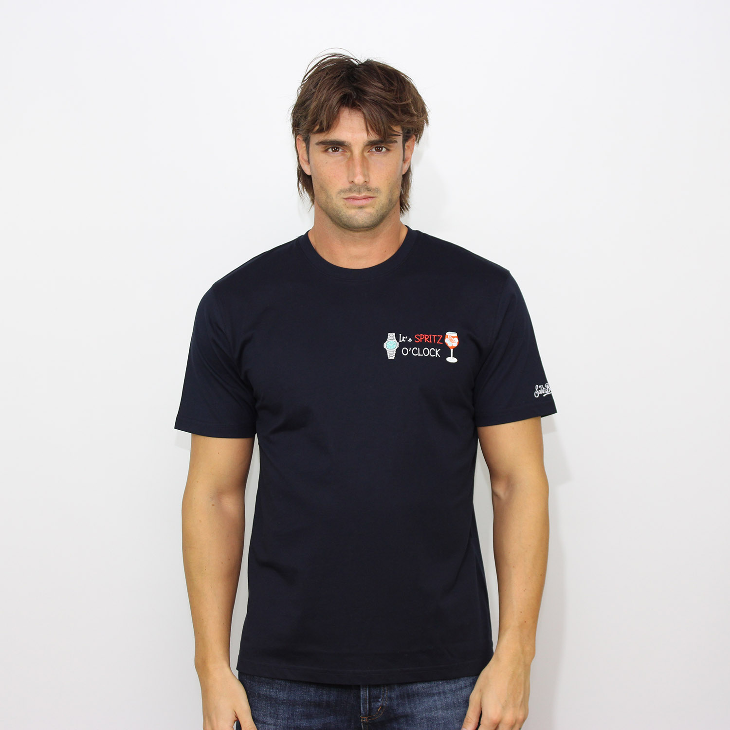 T-shirt Spritz clock blu