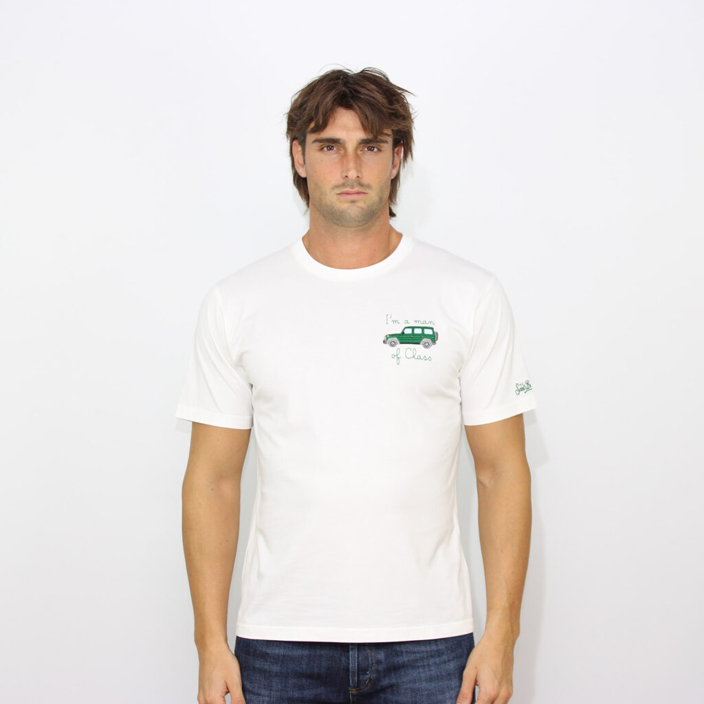 T-shirt Man of class bianca