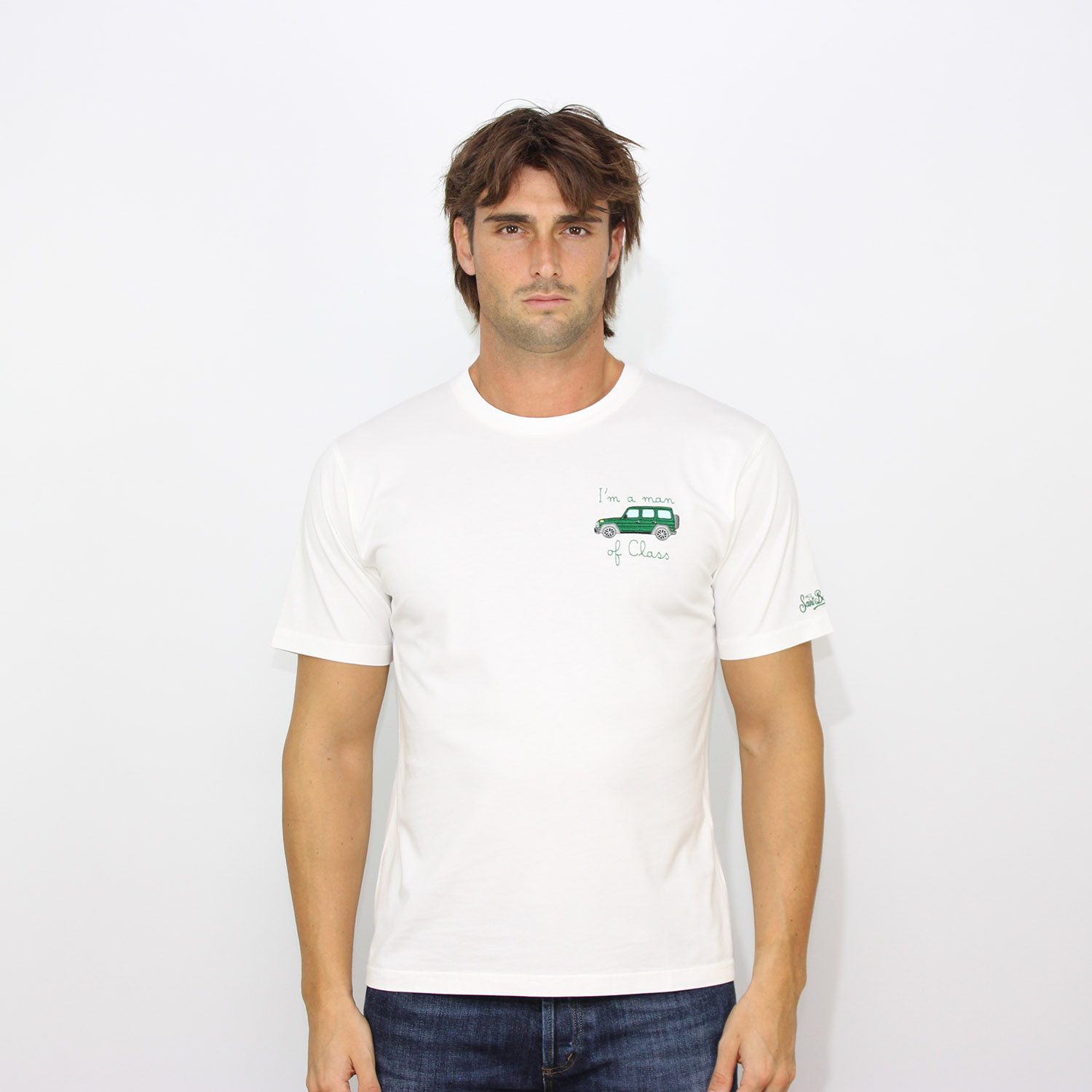 T-shirt Man of class bianca