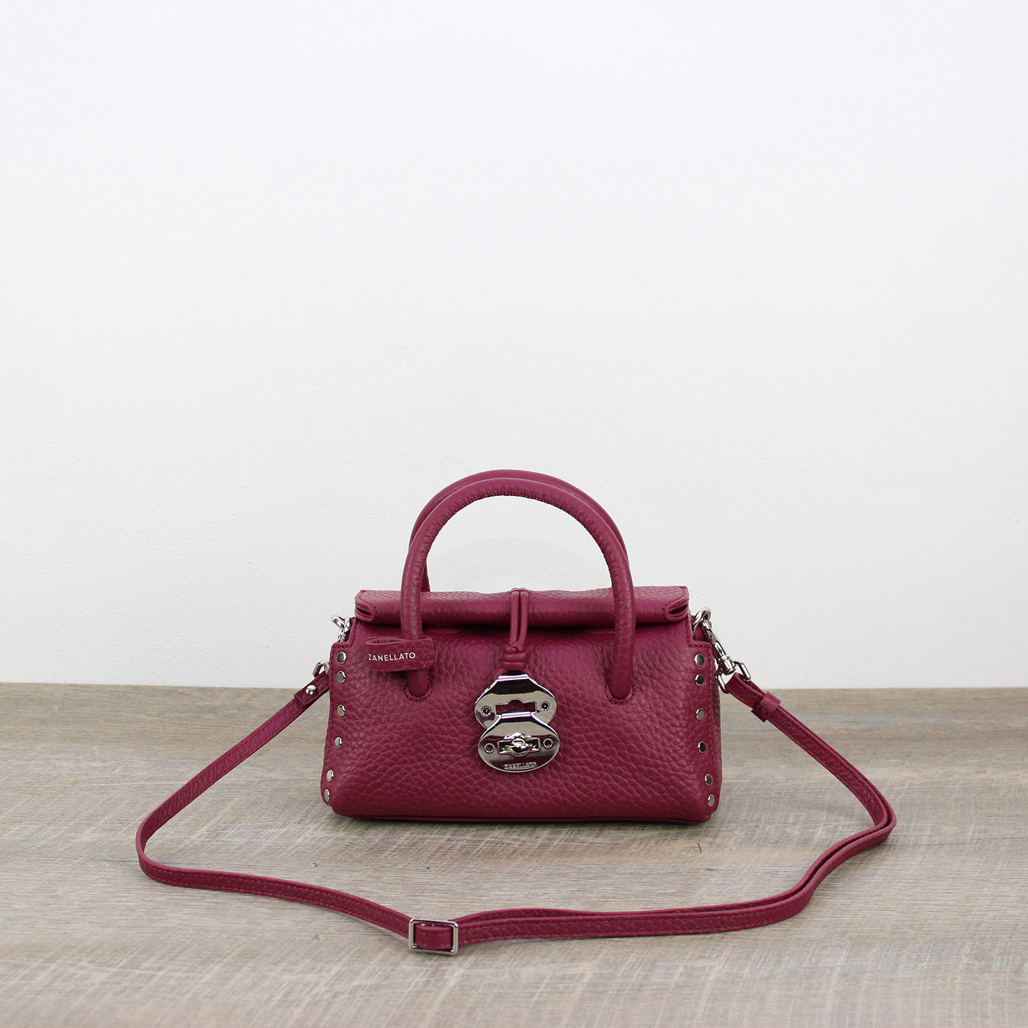 Dotta® Baby in pelle martellata pink Damasco