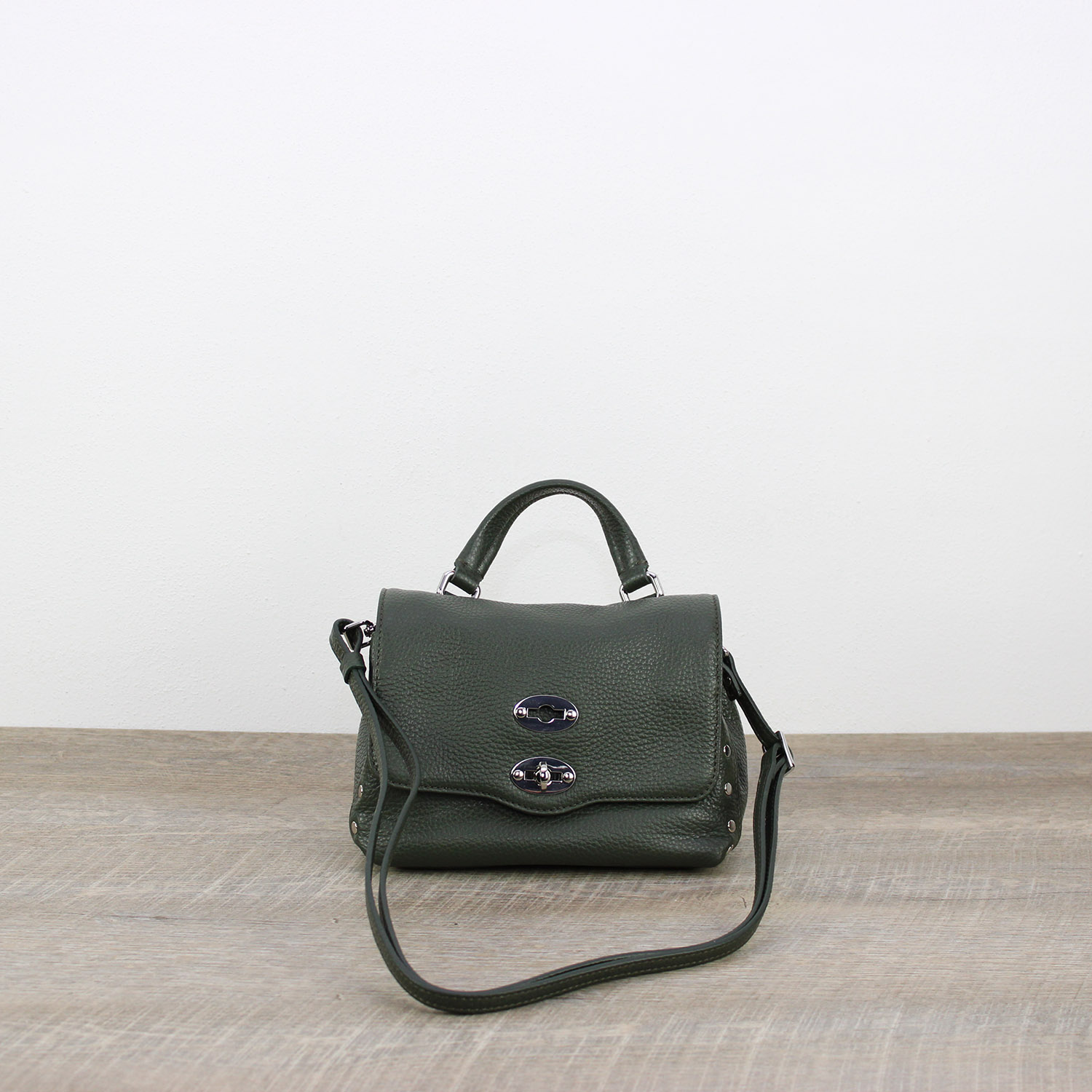 Postina® Daily Baby in pelle martellata green giardino di Boboli